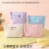 Bolsa de cosméticos Sanrio Original Autorizada Gran Capacidad Kt Portátil Simple para Salir