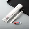 Cepillo de Dientes Desechable para Hotel Cerdas Suaves para Uso en Casa y Huéspedes Artículos de Tocador para Casa de Huéspedes con Set de Pasta de Dientes Venta al por Mayor Empaque de Película Suave