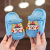 Pantuflas de Verano para Niñas, Zapatos Cerrados Suaves Antideslizantes de Dibujos Animados para Bebé de Interior, Zapatos de Playa para Niños, Zuecos