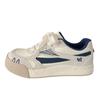 Zapatillas para Mujer 2025 Nuevos Zapatos de Primavera y Otoño para Mujer Zapatos Blancos de Suela Gruesa con Zapatos para Faldas Zapatos Deportivos y de Ocio para Estudiantes Zapatos de Entrenamiento Moral