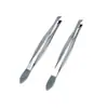 Pinza para cejas de acero inoxidable en ángulo pinza para puntos de cejas pinza para cejas herramienta de maquillaje pinza para depilar cejas multiusos tijeras para cejas