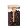 Frasco Sellado de Vidrio, Grado Alimenticio, con Tapa, para Almacenamiento en Cocina del Hogar, Especial para Bocadillos, Botella Vacía, Transparente, Frasco para Condimentos a Prueba de Humedad