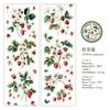 Fita Adesiva Yanji Série Frutas Silvestres Tema Frutas Material DIY para Caderno Adesivos Decorativos em Loop 6 Tipos