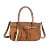 Bolso de mano de un solo hombro nuevo 2026, bolso cruzado simple, ligero y lujoso, adecuado para el trabajo, colección de otoño, moda retro coreana, elegante para mujeres