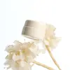 Frasco Vazio de Plástico PP para Esmalte em Gel de Novo Produto Transfronteiriço 15g Frasco Redondo Espesso para Creme Cor Bege Simples Frasco Reabastecível Feito Sob Medida