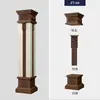 Cerámica Expandida Pared Exterior de Casa Columna Romana Líneas Decorativas Esquina de Columna de Vestíbulo Eps Envoltura Estilo Chino