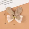 Marrón leche Tela Lazo Orejas de Conejo Pegatinas de Tela DIY Joyería Calcetines para Niños Pantalones Sombrero Accesorios de Ropa Accesorios en stock