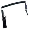 Cuerda Táctica para Pistola al Aire Libre Anti-Pérdida y Anti-Agarre Cuerda para Entrenamiento al Aire Libre Llavero Colgante en la Cintura Cuerda Anti-Pérdida Cordón Telescópico