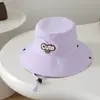 Sombreros de Pescador para Niños al por Mayor Primavera y Verano Nuevos Sombreros de Secado Rápido Sombrilla para Exteriores Sombrero de Cubo de Ala Ancha Sombrero para el Sol para Niños y Niñas de 6 Años