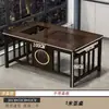 Juego de Mesa y Sillas para Balcón, Nuevo Estilo Chino, Apartamento Pequeño, Mesa de Té Moderna para el Hogar y Combinación de Juego de Té, Mesa de Té para Oficina