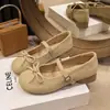 Zapatos Retro Mary Jane con Lazo, Moda Primavera y Verano, Hebilla de Una Correa, Suela Gruesa, Zapatos Casuales Bajos de Moda para Mujer