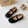 Sapatos de Princesa para Meninas Fofas 2026 Outono Novos Sapatos de Couro Infantis Camurça Solado Macio Calçados Individuais para Bebês Sapatos Versáteis para Performance