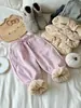 [En Stock] Pantalones de Invierno para Niña 800g 25 Estilos Nuevos Pantalones Deportivos para Niño Pantalones de Chándal para Bebé Forro Polar Engrosados Cálidos