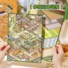 Yuxian Espacio Maravilloso 1.0 Pegatinas de Paisaje en Miniatura 3D Juguete para Niños DIY Pegatina para Diario Alivio del Estrés Arte con Pegatinas