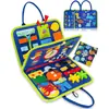 Montessori dinossauro feltro quadro de aprendizado Quadro de Atividades educação infantil crianças Quebra-cabeça de Iluminação feltro quadro de educação infantil Quadro de Aprendizado