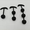 Cereza tres cuentas tapón anal posterior silicona tapón anal portátil anal masculino próstata femenino silicona tapón anal posterior comercio exterior