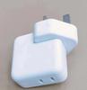 Cargador PD Dual de 35W Estándar Británico Adecuado para Computadora Apple Plegable Teléfono Móvil Cabezal de Carga Estándar Europeo y Americano Adaptador de Remoción de Patas