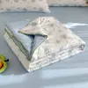 Colcha de Verano de Algodón Lavado Hilo Arrugado Clase a, Colcha de Verano Refrigerante de Algodón Seda Pluma, Colcha de Aire Acondicionado, Colcha Delgada Lavable a Máquina, Envío Transfronterizo