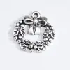 Nuevo colgante pequeño de Navidad aleación chapado joyería llavero accesorios árbol de Navidad corona accesorios de joyería diy