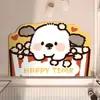Alfombrilla de Baño de Barro Diatómico de Dibujos Animados Absorción de Agua Secado Rápido Antideslizante Resistente a la Suciedad Fácil de Limpiar Alfombrilla para Pie de Puerta de Inodoro Venta al por Mayor