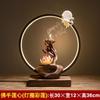 Adornos de iluminación zen de cerámica creativa china, horno de incienso de flujo inverso, horno doméstico, adornos de cerámica de bergamota, suministro directo de fábrica