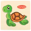 Rompecabezas de madera infantil de dibujos animados tridimensional para bebés, juguete educativo de desarrollo temprano, animal, tráfico, juguete de mano, 2-3 años