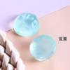 19mm ondulação de água transparente glitter rodada meia superfície remendo artesanal brincos DIY acessórios para o cabelo hairpin jóias acessórios