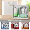 Ventilador de mano con taza de café degradado multicolor, Power Bank Newman, Regalo de empresa, Adecuado para reuniones anuales de la empresa, Se puede regalar a líderes y colegas