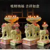 Lámpara de Mantequilla Portalamparas Elefante Base para Velas de Adoración a Buda Portalamparas de Siete Estrellas Portalamparas de Adoración Multicolor Opcional