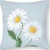 Funda de almohada personalizada con diseño de flor de margarita de primavera y verano de Amazon transfronteriza, decoración del hogar, cojín para sofá de sala de estar