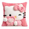 Venta Caliente Transfronteriza Funda de Almohada KT Linda Japonesa Peluche Corto Cojín de Sofá Almohada Lumbar de Oficina Sin Relleno Hecho a Medida