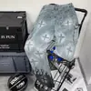 Jeans cruzados vintage de alta calle europeos y americanos marca de moda para hombre pantalones largos rectos de cintura media verano para hombre finos estilo Hong Kong
