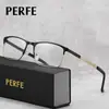 91768 Gafas Originales Nuevas Europeas y Americanas Anti-Luz Azul para Hombre, Gafas de Metal Cuadradas de Negocios Simples, Al por Mayor en Stock