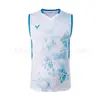 Ropa de Bádminton de Alta Calidad para Hombres y Mujeres, Camiseta Deportiva de Manga Corta de Secado Rápido, Uniforme de Competición para Niños, Uniforme de Equipo de Entrenamiento, Compra al por Mayor Disponible con Impresión Personalizada
