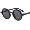 Gafas de sol Outu Punk Redondas Retro Estilo Nuevo Hombres y Mujeres Combinan con Todo Modernas Europeas y Americanas Transfronterizas 4336