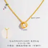 Collar Flotante de Planeta con Incrustaciones de Diamantes, Chapado en Oro Cepillado de Lujo, con Textura de Lujo Ligero, Cadena de Clavícula de Gama Alta, Regalo para Novia