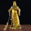"Lealdade e Coragem Inigualáveis" Estátua de Bronze de Guan Gong - Guan Yu, Guan Er, Estátua de Buda Guan Gong para Adoração