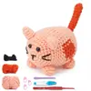 Paquete de Materiales de Crochet Más Vendido de Amazon Serie de Animales Hilo Worsted Crochet Regalo Navideño Juguete Video en Inglés