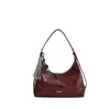 Design de Nicho Moda Bolsa de Dumpling Versátil para o Dia a Dia Bolsa de Ombro Simples Casual Cotidiano Personalidade Bolsa de Axila Bolsa Transversal
