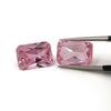 DIY circonio rosa piedra a juego biselado rectangular piedra desnuda circonita AAA venta al por mayor piedra desnuda gema de color ventas directas de fábrica