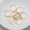 14K cor ouro círculo de retenção furo reto anel de contas diy contas soltas brincos de contas pulseira colar acessórios de venda quente