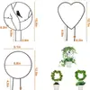 Suporte de panela transfronteiriço suporte para trepar plantas suporte criativo para flores suporte para arranjo de flores suporte para flores trepadeiras suporte de jardinagem