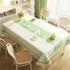 Mantel Fresco y Sencillo Estilo Ins, Impermeable y a Prueba de Aceite, Mantel de Mesa sin Lavado, Mantel Rectangular para Mesa de Comedor, Sensación de Lujo Ligero y Alta Gama, Mantel para Mesa de Café