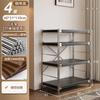 Estantería de Esquina de Pie para Dormitorio, Esquina de Pared, Estante de Almacenamiento Multicapa, Escritorio de Aprendizaje para Computadora, Gabinete de Eje Óptico, Estantería Vertical