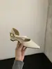 Recién llegado: Sandalias Francesas para Mujer que Aumentan la Altura con Punta Cubierta, Nuevo Modelo de Verano 2026, Zapatos Negros para Ir al Trabajo para Combinar con Faldas