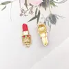 1 Pieza de Accesorio de Aleación para Labial con Goteo de Aceite de Moda y Creativo Serie, Bolso de Perfume, Zapatos de Tacón Alto Accesorios DIY