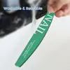 Lima Meia-Lua com Núcleo Verde para Modelar e Polir, Lima de Unha com Grão Verde, Ferramenta Profissional para Cuidado das Unhas