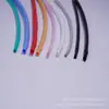 Tubo termorretráctil de silicona suave de alta temperatura 200 grados Goma de silicona Tubo termorretráctil blanco Silicona de alta temperatura Caliente de colores