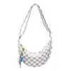 Bolso de Dumbo a Cuadros Bolso de Mujer Verano 2025 Nuevo Diseño Nicho Coreano Estilo Occidental Moda Más Fácil de Combinar Bolso de Hombro Cruzado