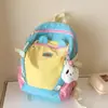Mochila de Jardín de Infancia Dopamine, Mochila Infantil Ligera Estilo Coreano Color-Block, Bolsa Escolar para Estudiantes Fresca y Moderna para Exteriores